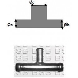 EMPALME 3 VIAS T TIPO 4X4X4