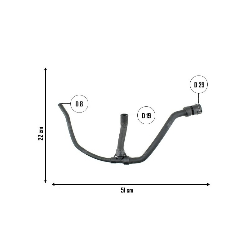 CHEVROLET ONIX-PRISMA 1.4-SPIN 1.8 SALIDA CALEFACCION