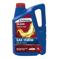 OLEUM 15W40  LARGA VIDA  X 4 LTS