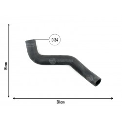 FORD RANGER 2.5 RADIADOR A TUBO RIGIDO