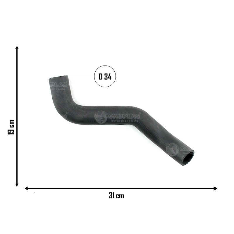 FORD RANGER 2.5 RADIADOR A TUBO RIGIDO