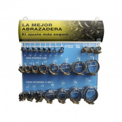 EXHIBIDOR DE ABRAZADERAS N 2 ( 298 ABRAZADERAS )