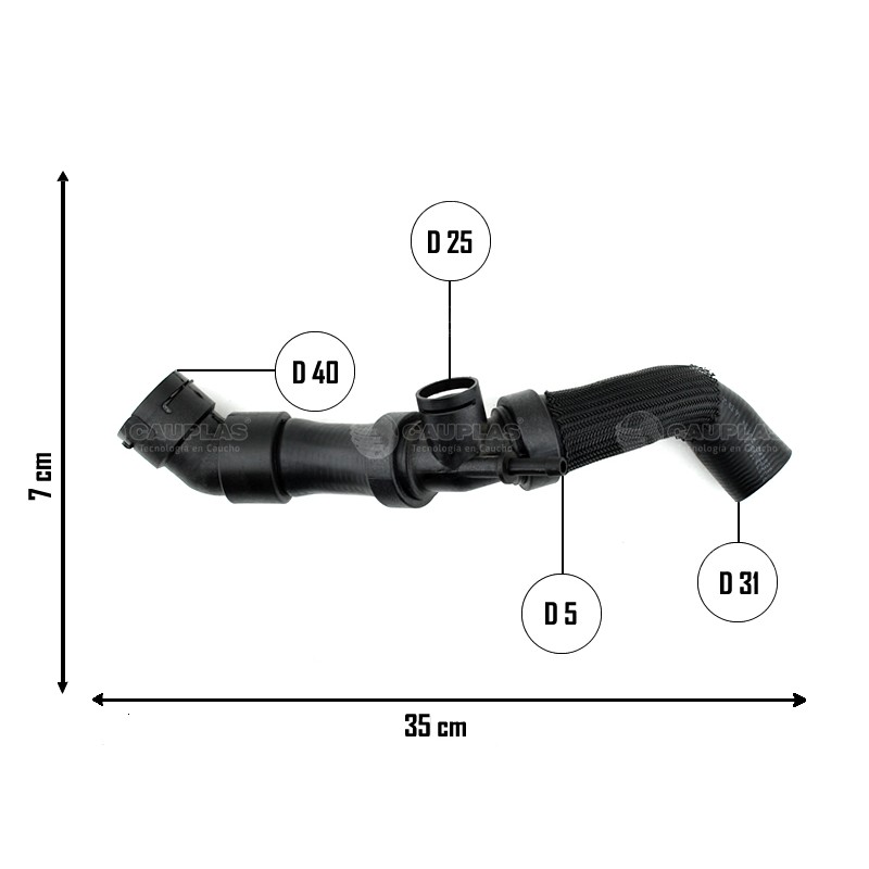 VW POLO 1.6 16V RADIADOR SUP