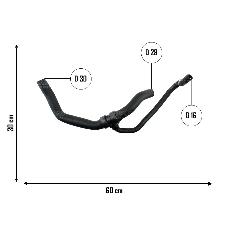 RENAULT CLIO II K4M RAD INF BIFURCADA