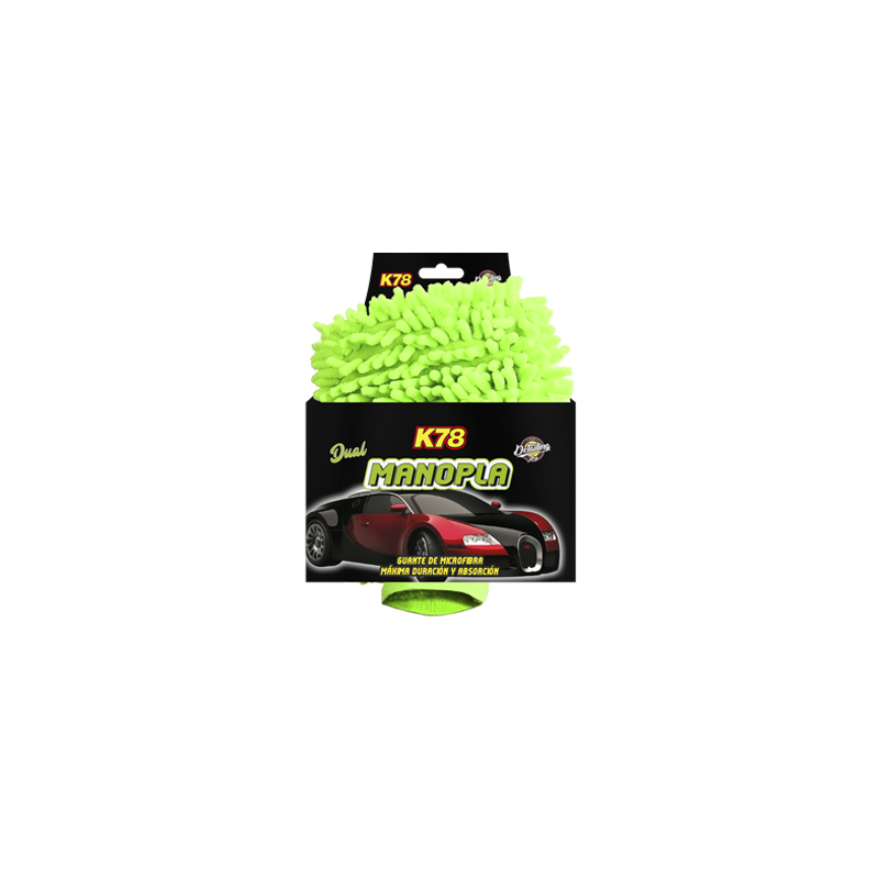 Manopla dual microfibra