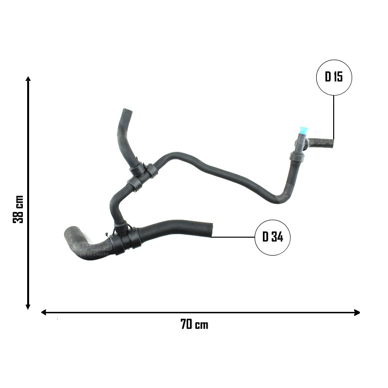 FIAT PALIO 1.3 RADIADOR INF