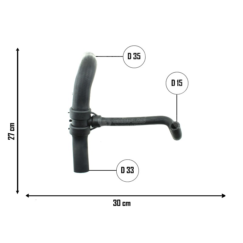 FIAT DUNA - UNO 1.3 MPI RAD INF BIFURCADA