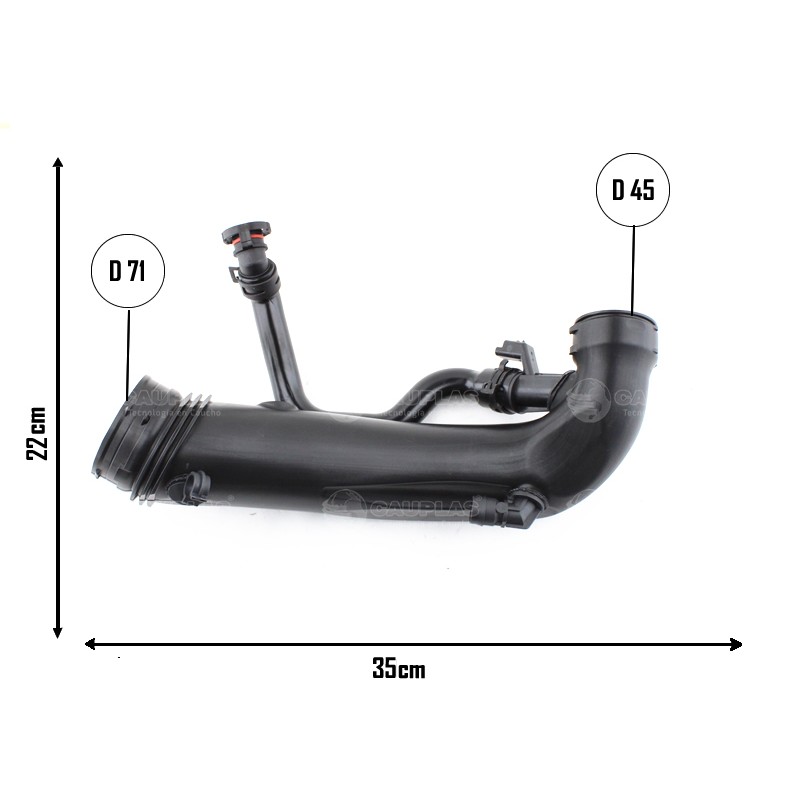 PEUGEOT 308 - 408 SPORT - DS4 MANGUERA TURBO ADMISION PLASTICA