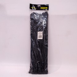 PRECINTO NEGRO 450mm X 7,5 100 UNID