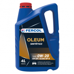 OLEUM SINTETICO 0W20 4 LT